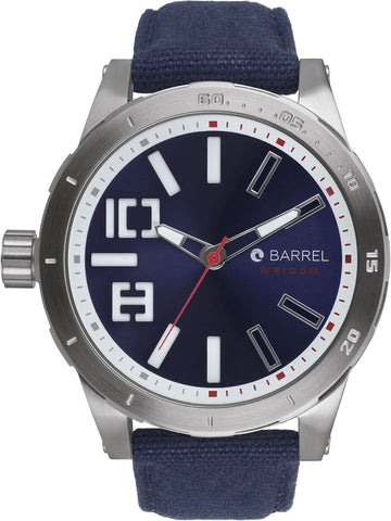 Barrel BA 4002 04 51mm Blue Dial Mens Watch