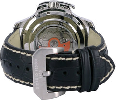 GIORGIO FEDON GFBG001 Black dial 45mm Automatic Black Leather Strap Watch