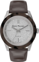 SERENE MARCEAU S002.09 PIGALLE 38mm Silver-tone dial Ladies Diamond watch 😉