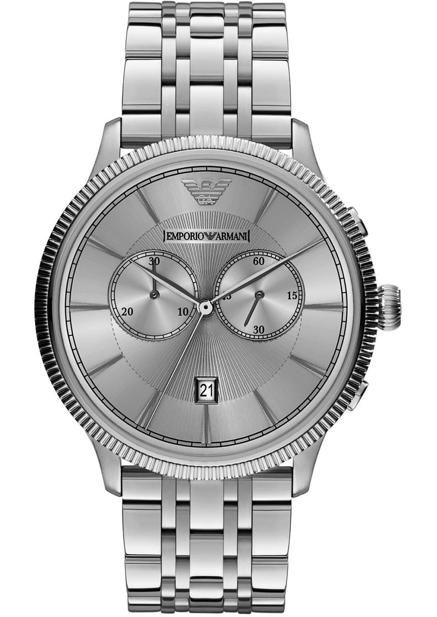Emporio Armani AR1796 White Dial Stainless Steel bracelet Watch