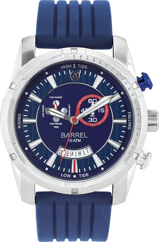 Barrel BA 4008 01 Slick Tide indicator 45mm Blue Dial Mens Watch