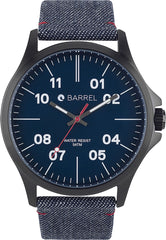 Barrel BA-4014-02 Palm Strings 46mm Blue dial watch