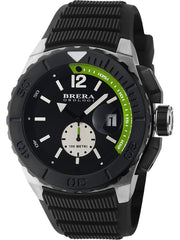 BRERA ACQUA DIVER BRAQS4802 Black Dial Black Rubber strap Watch