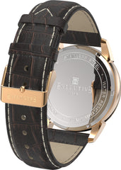 EXECUTIVE EX-1001-02 Club 42mm Black dial classic chronograph watch 😉