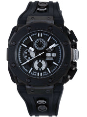 GV2 8804 by Gevril Corsaro Mens Chronograph Swiss Automatic Black Silicone Strap Watch