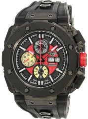GV2 8805 by Gevril Corsaro Mens Chronograph Swiss Automatic Black Silicone Strap Watch