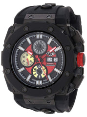 GV2 8805 by Gevril Corsaro Mens Chronograph Swiss Automatic Black Silicone Strap Watch