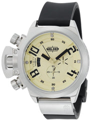 WELDER K24-3202 Beige dial Black rubber strap Watch