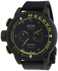 WELDER K31-2603 Black dial Black rubber strap Watch