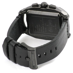 WELDER K42-801 Black dial Black Leather strap Watch