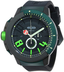 WELDER K44-300 Black dial Black Rubber strap Watch