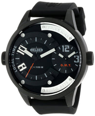 WELDER K48-600 Black dial Black Rubber strap Watch