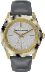 SERENE MARCEAU S002.08 PIGALLE 38mm Silver-tone dial Ladies Diamond watch 😉