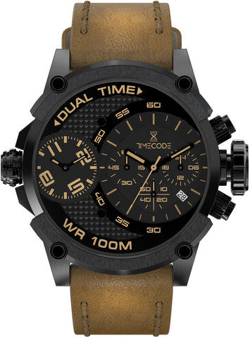 TIMECODE TC-1002-05 Marconi 1896 46mm Dual Time / Chronograph watch 😉