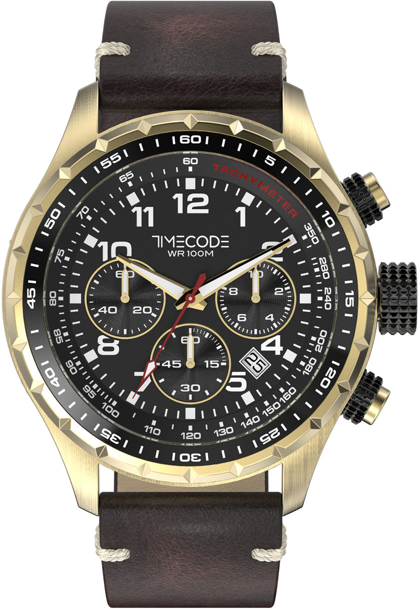 TIMECODE TC-1011-10 Sputnik 1957 49mm Chronograph watch 😉