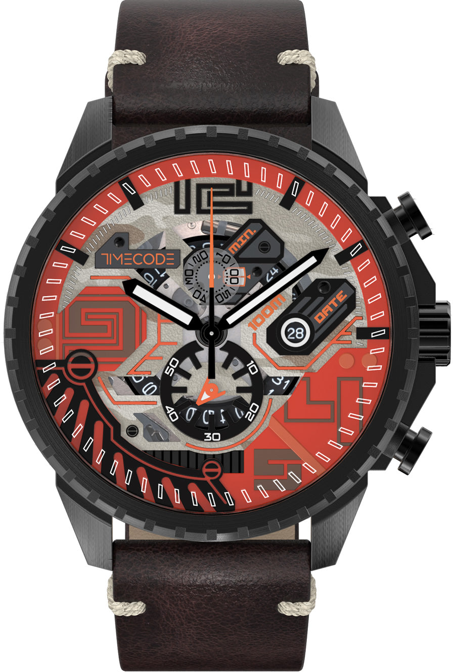 TIMECODE TC-1013-06 Quantum 1927 50mm Chronograph watch 😉