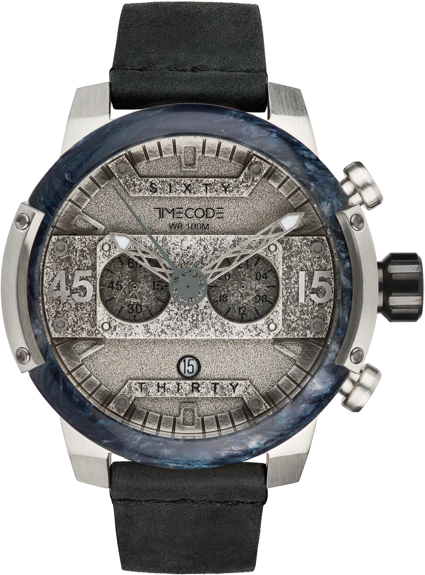 TIMECODE TC-1014-02 Hubble 1990 46mm Chronograph watch 😉